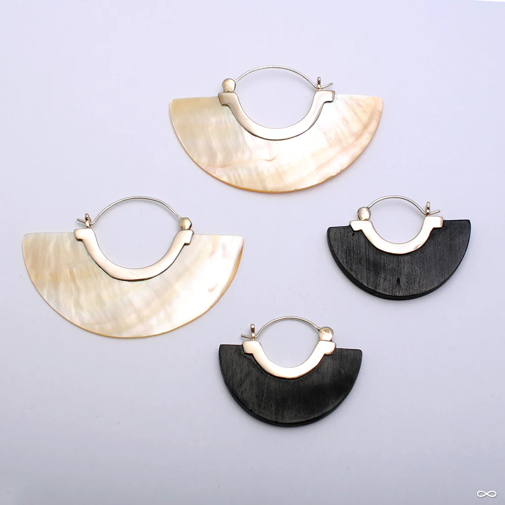 Stellar Half Plate Earrings from Tawapa