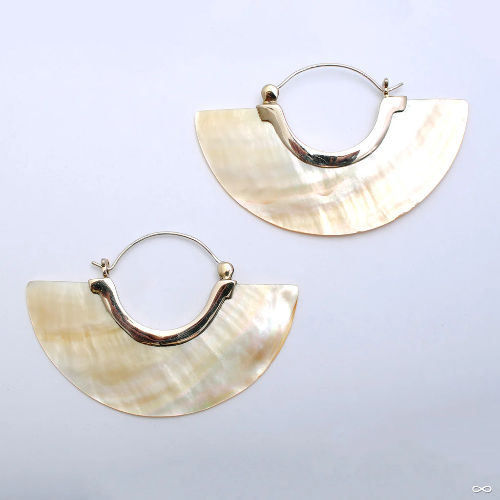 Stellar Half Plate Earrings from Tawapa - Image 2