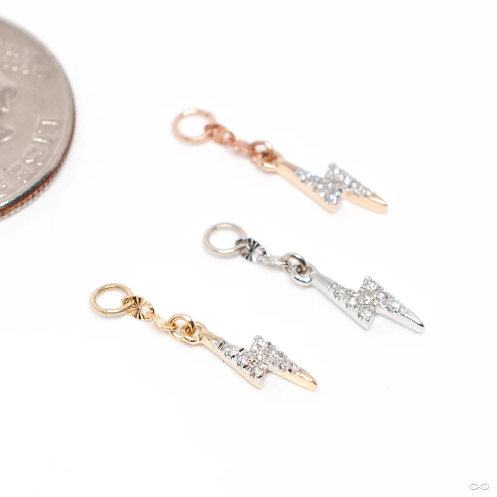 Strike Charm in Gold from Hialeah
