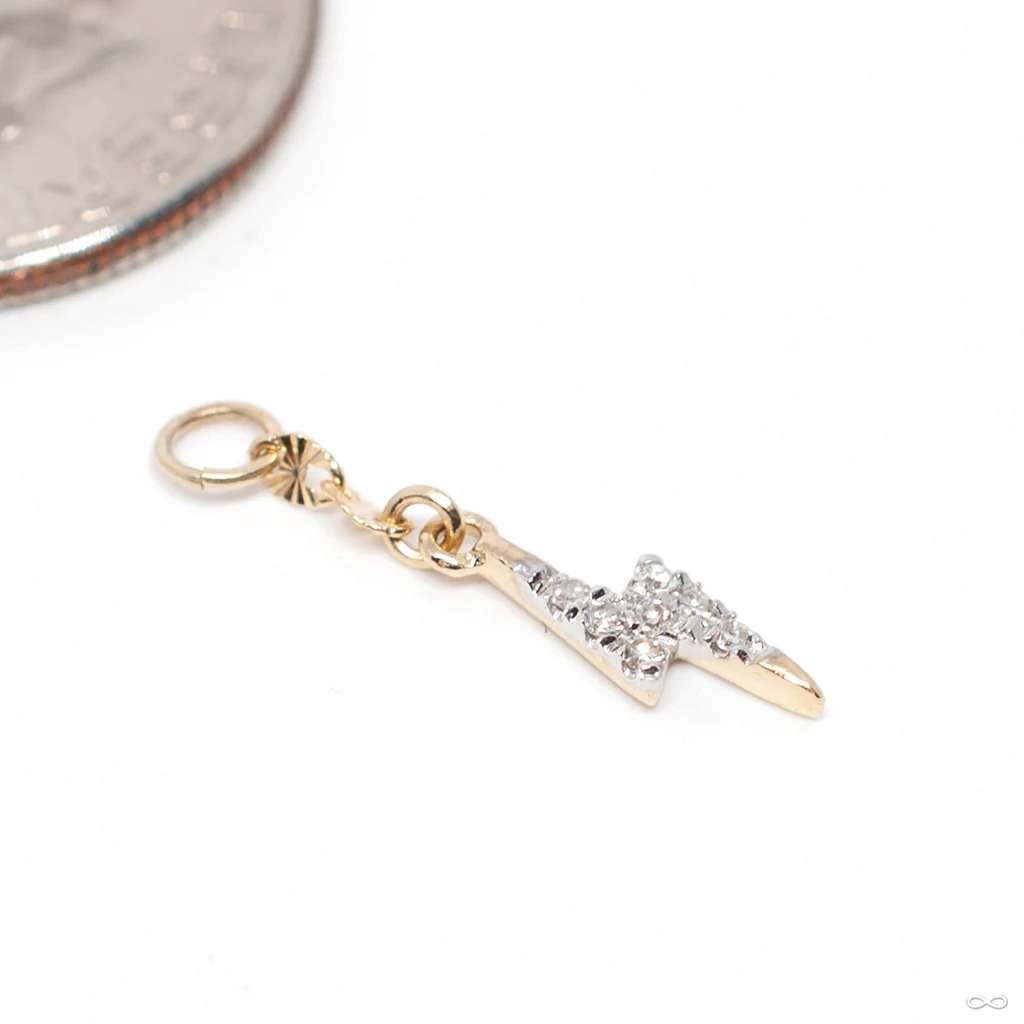 Strike Charm in Gold from Hialeah - Image 4