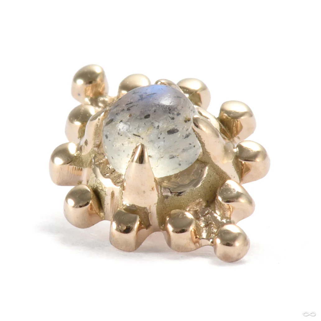Summit Threaded End in Gold from Sacred Symbols