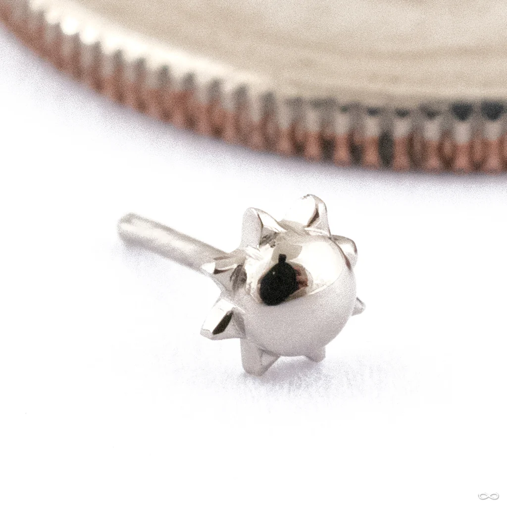 Sunglow Press-fit End in Gold from Dusk Body Jewelry - Image 2