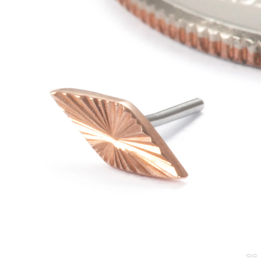 Sunray Kite Press-fit End in Gold from Quetzalli - Image 2