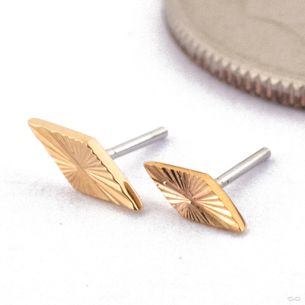 Sunray Kite Press-fit End in Gold from Quetzalli - Image 4