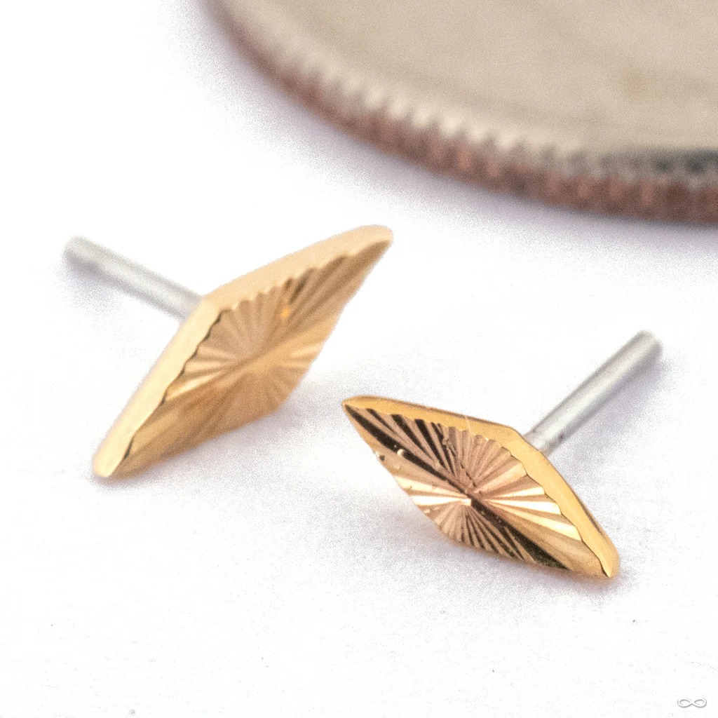 Sunray Kite Press-fit End in Gold from Quetzalli - Image 5