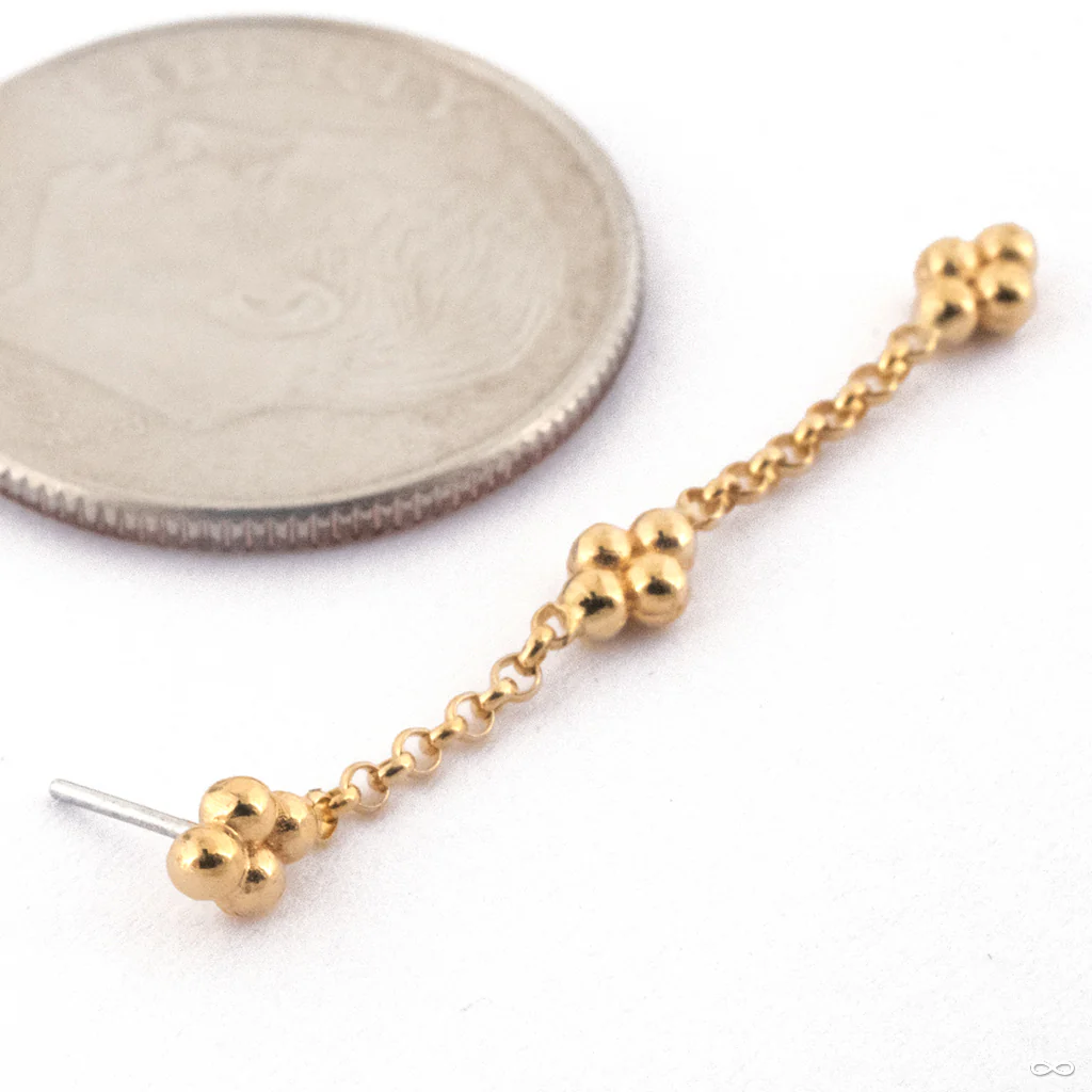 Sweet Dream Press-fit End in Gold from Quetzalli - Image 2