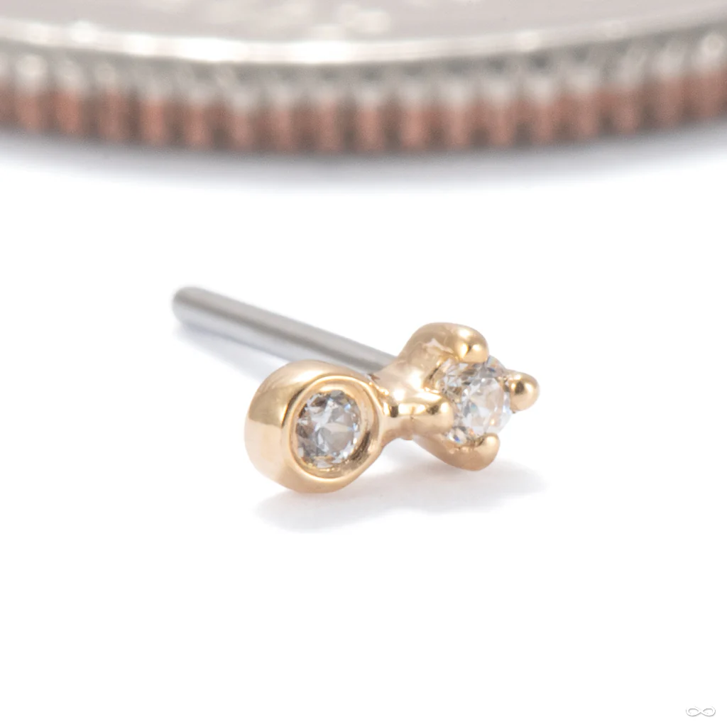 Sweet Nothing Press-fit End in Gold from Ember Body Jewelry - Image 4