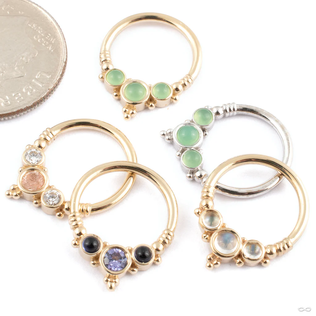 Sylvie Seam Ring in Gold from BVLA