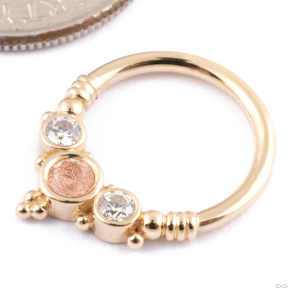 Sylvie Seam Ring in Gold from BVLA - Image 4