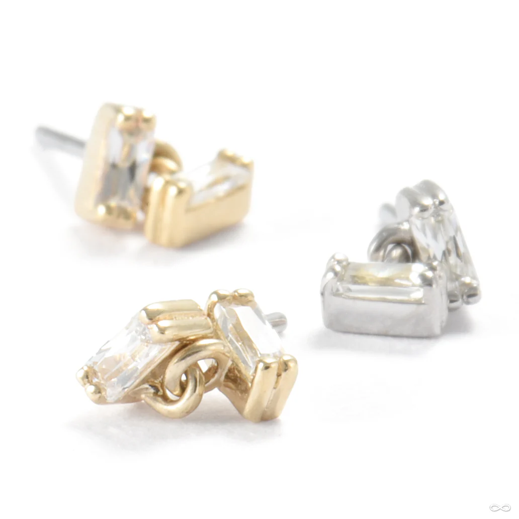 Tandem Press-fit End in Gold from Ember Body Jewelry - Image 2