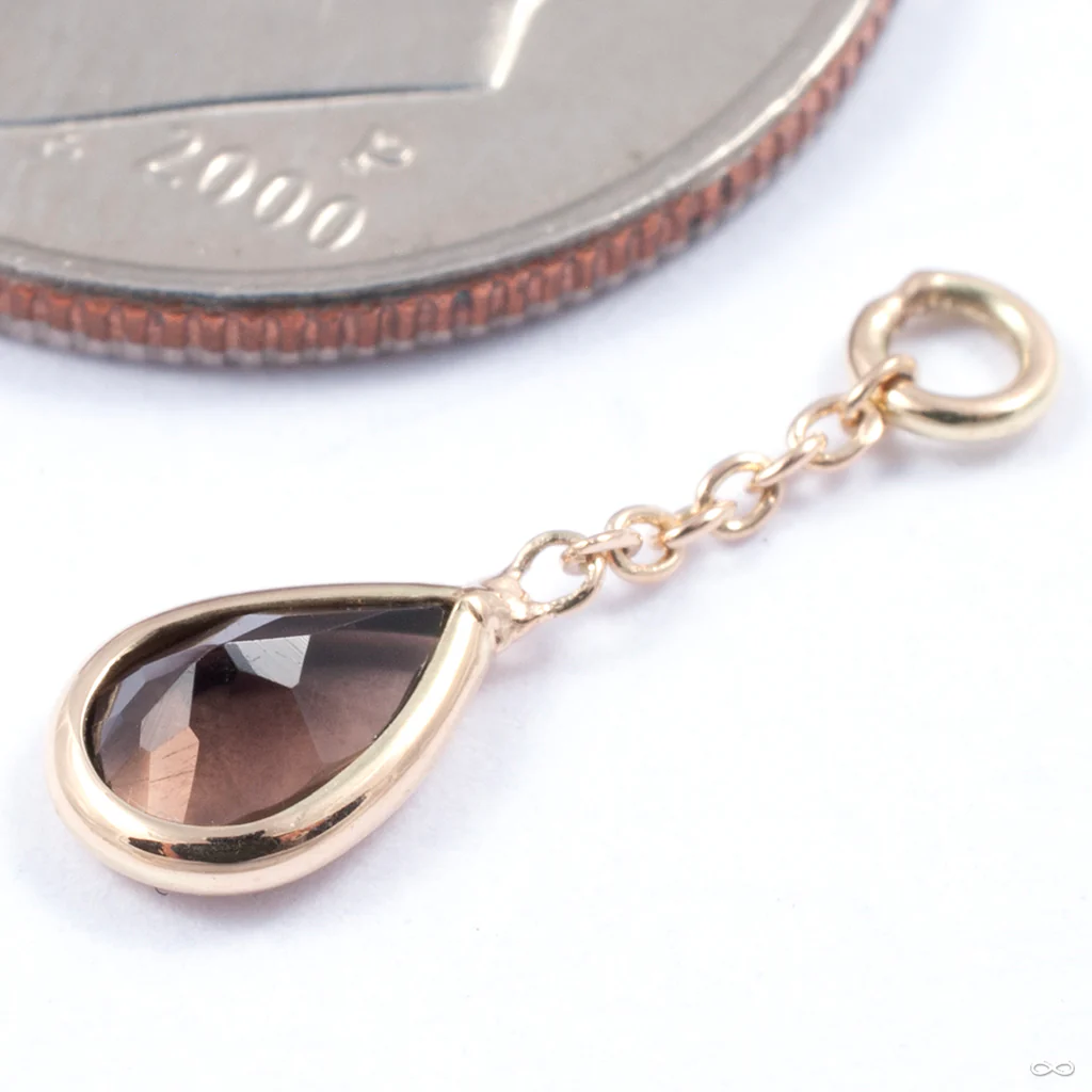 Teardrop Charm in Gold from Diablo Organics - Image 11