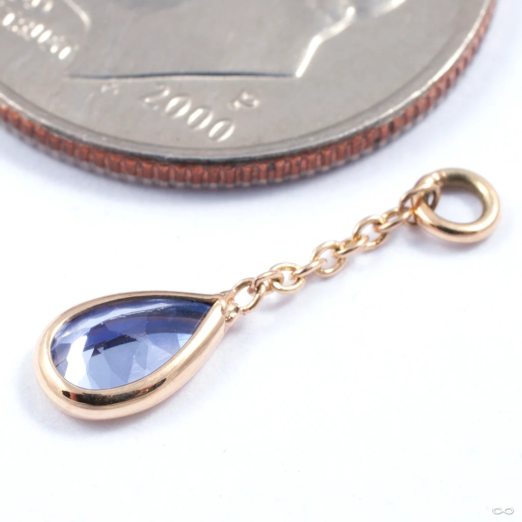 Teardrop Charm in Gold from Diablo Organics - Image 12