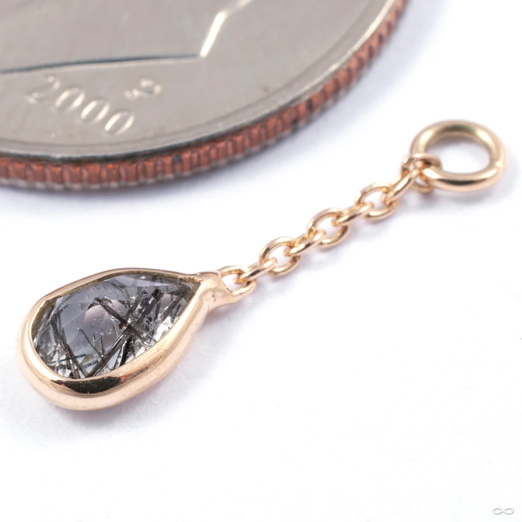 Teardrop Charm in Gold from Diablo Organics - Image 13