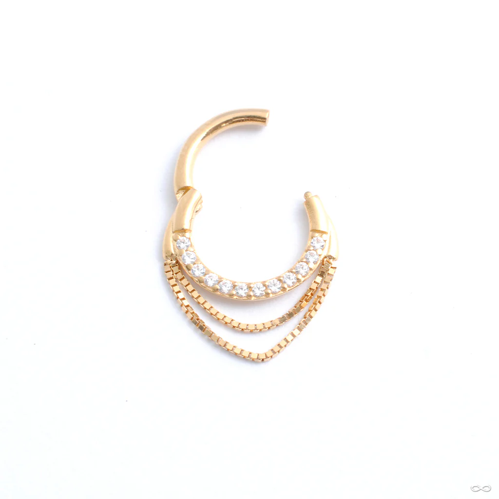 Tempeste Clicker in Gold from Buddha Jewelry - Image 2