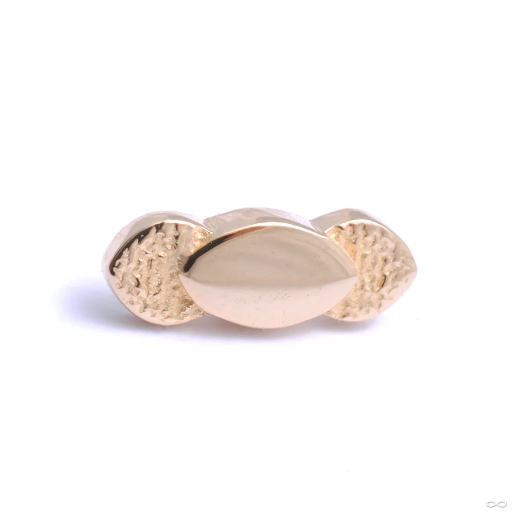 Theta 66 Press-fit End in Gold from Tether Jewelry