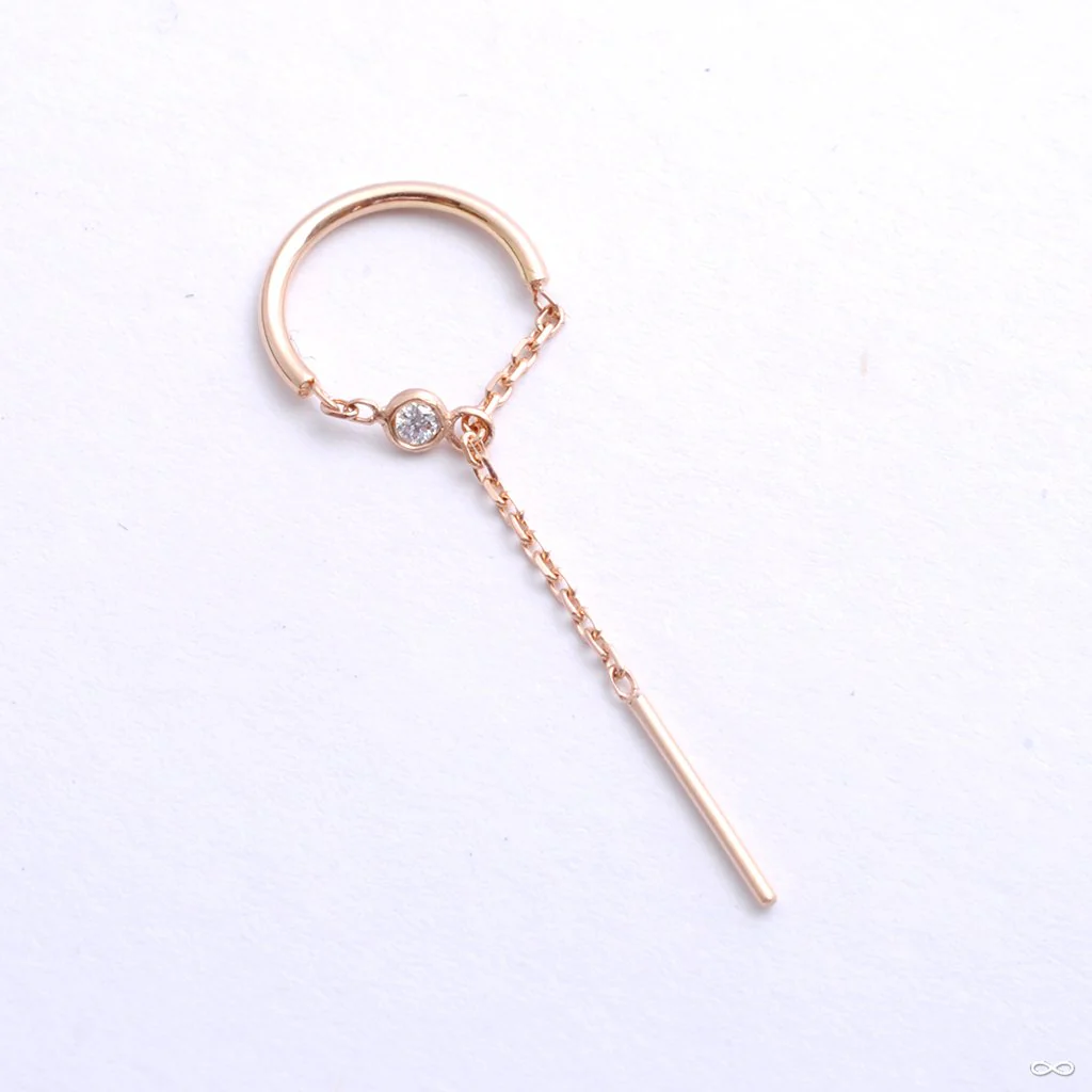 Thing of Beauty Threader Ring in Gold with Stone from Pupil Hall - Image 3