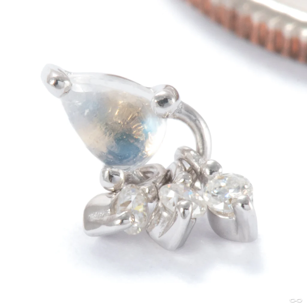 Tinsel Press-fit End in Gold from Ember Body Jewelry - Image 2