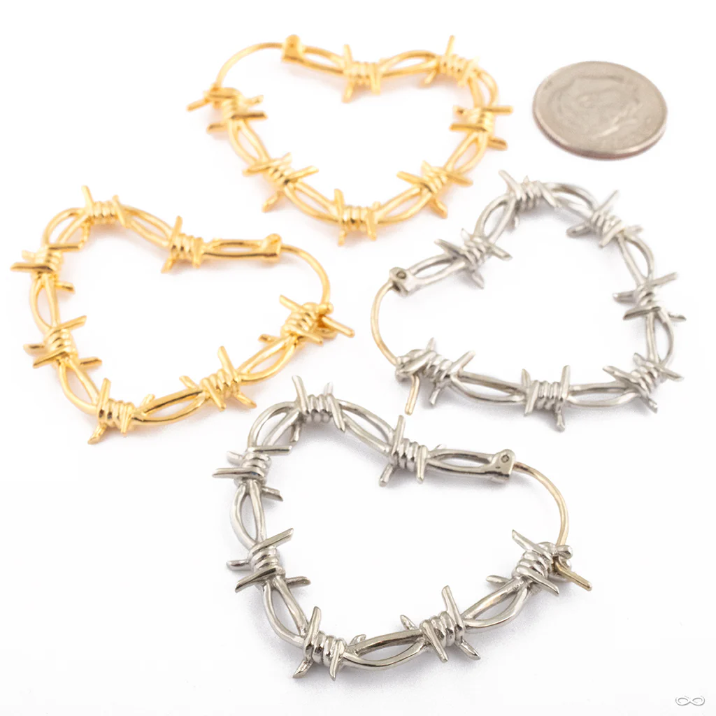 Tough Love Earring in Gold from Maya Jewelry