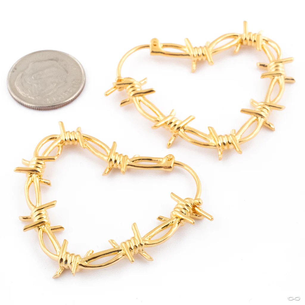 Tough Love Earring in Gold from Maya Jewelry - Image 3