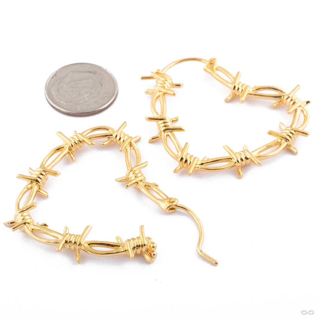 Tough Love Earring in Gold from Maya Jewelry - Image 4