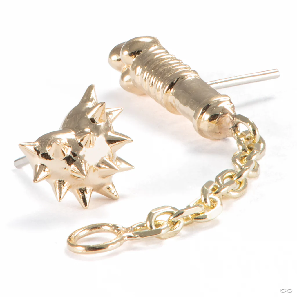 Trauma Bond Two-Point Press-fit End in Gold from Regalia