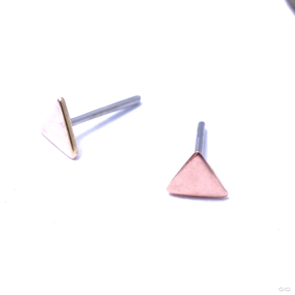 Triangle Press-fit End in Gold from LeRoi - Image 2