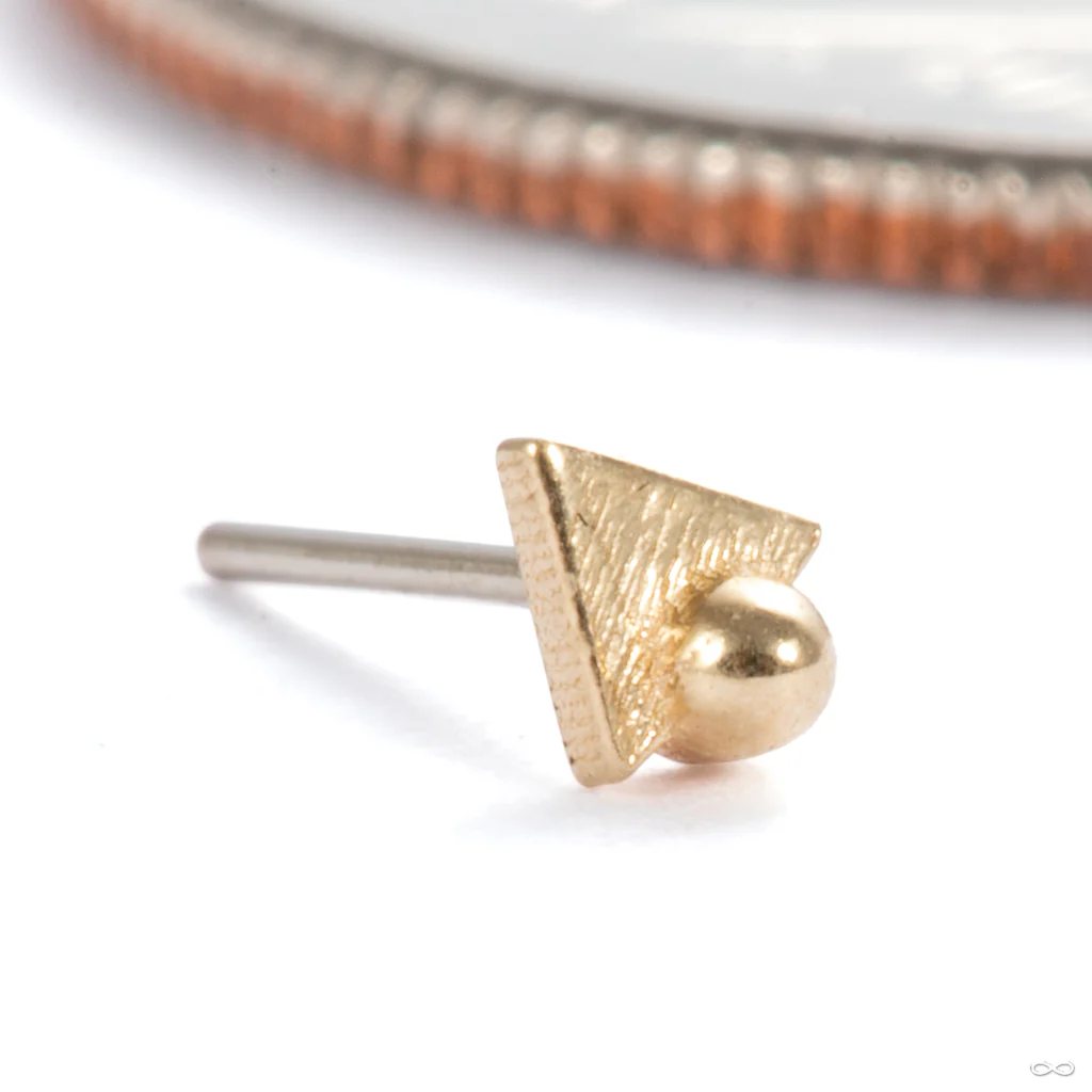 Tryangle with Dottie Press-fit End in Gold from Pupil Hall - Image 4