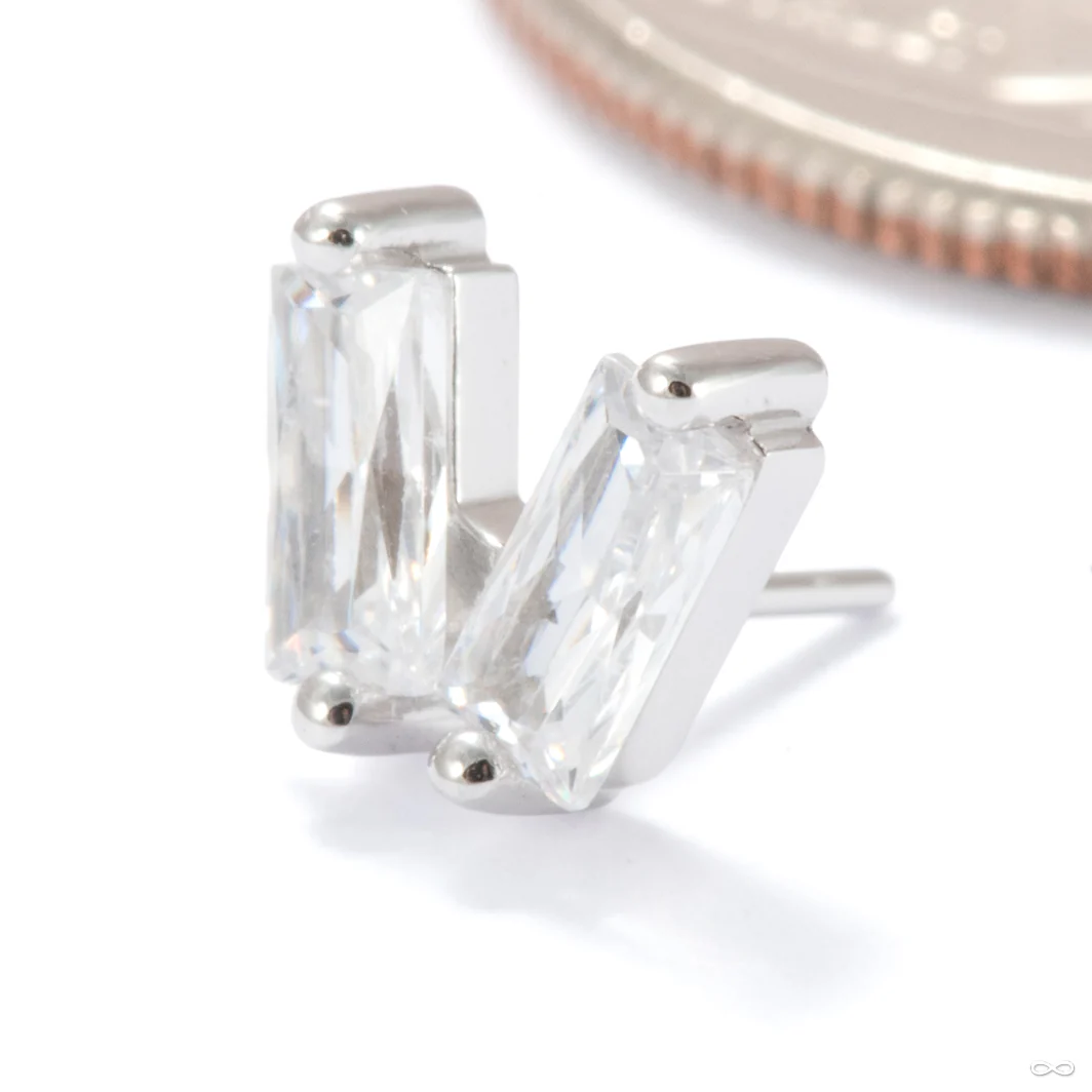 Twilight Zone Press-fit End in Gold from Ember Body Jewelry - Image 2