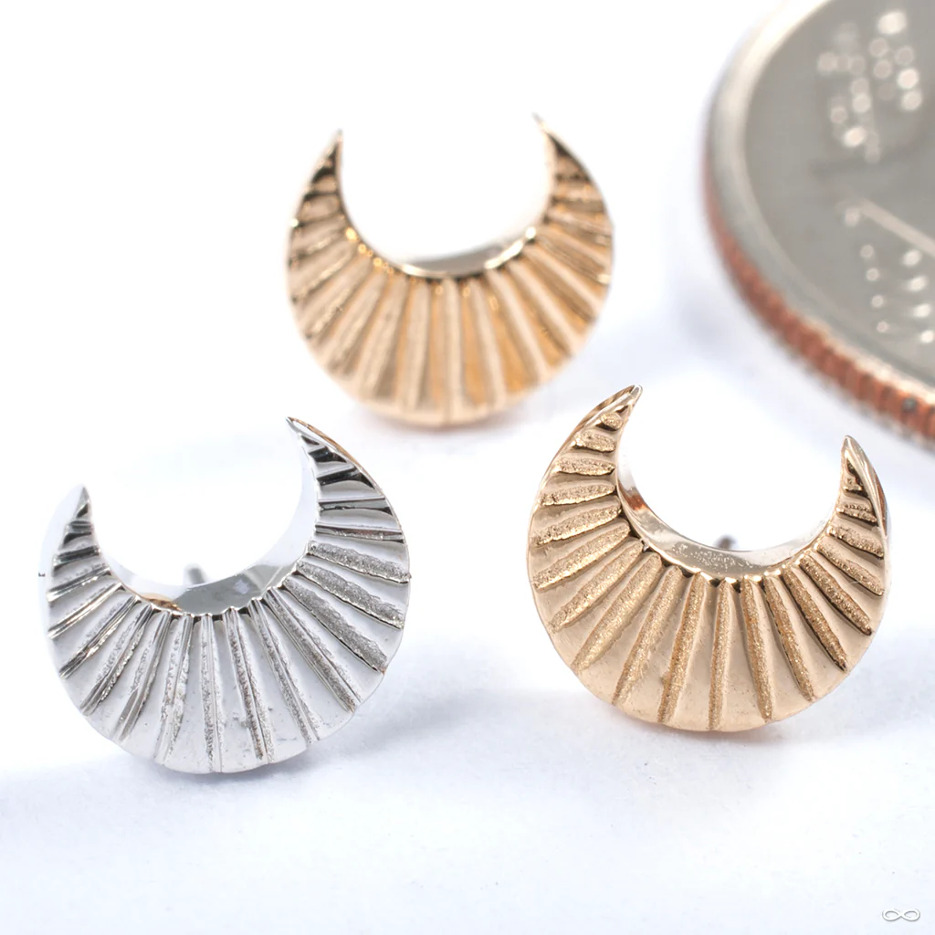 Umbra Press-fit End in Gold from Tether Jewelry