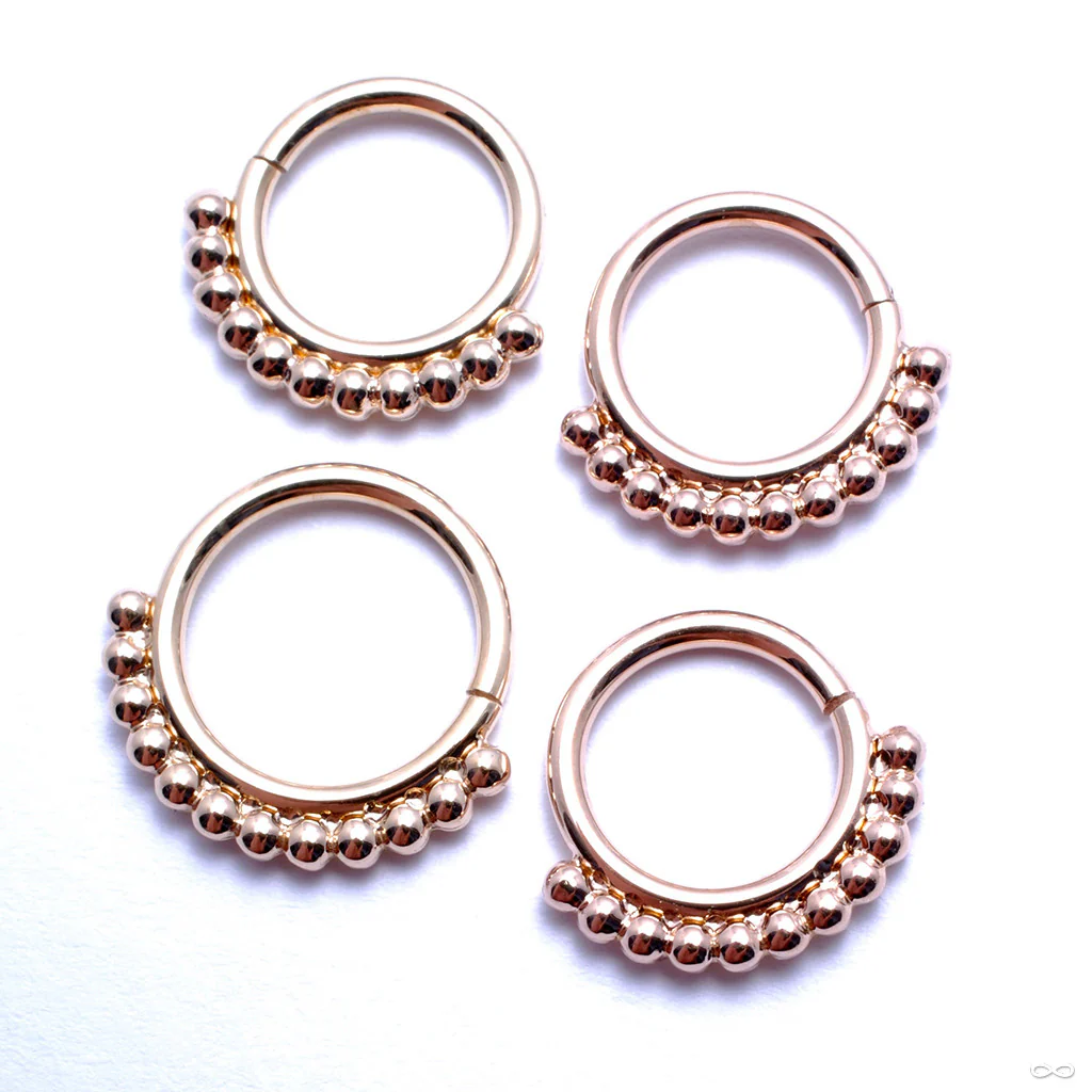 Vaughn Seam Ring in Gold from Anatometal