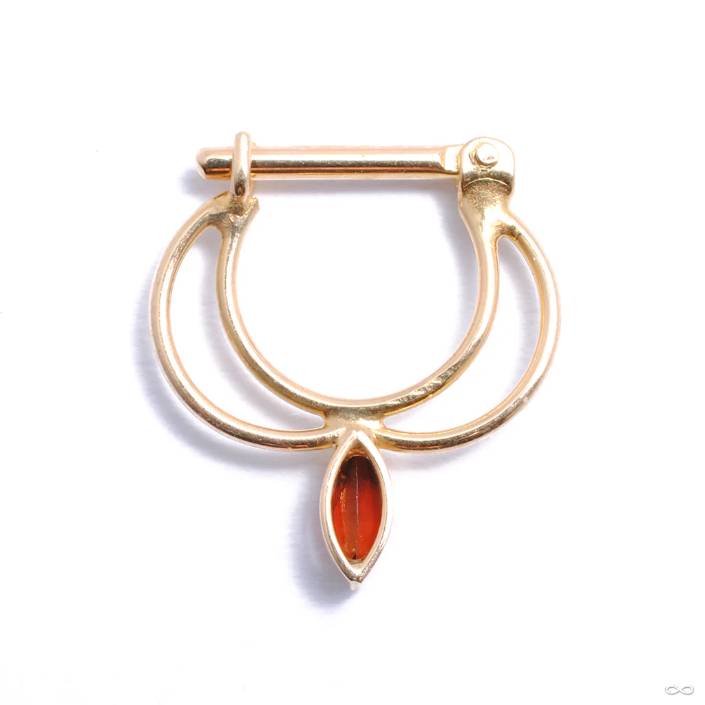 Vision Hinged Ring in Gold from Quetzalli - Image 2
