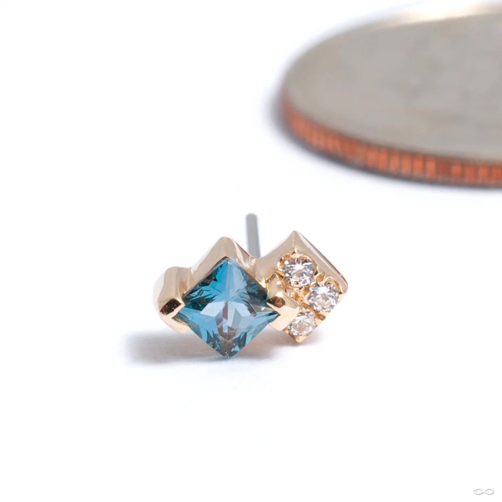 Vivienne Press-fit End in Gold from Buddha Jewelry - Image 4
