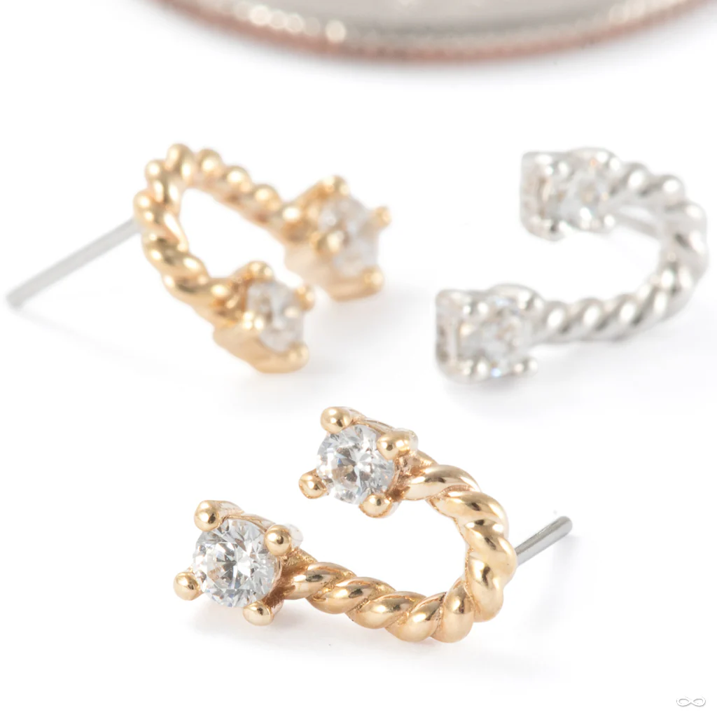 Wabi Sabi Press-fit End in Gold from Modern Mood