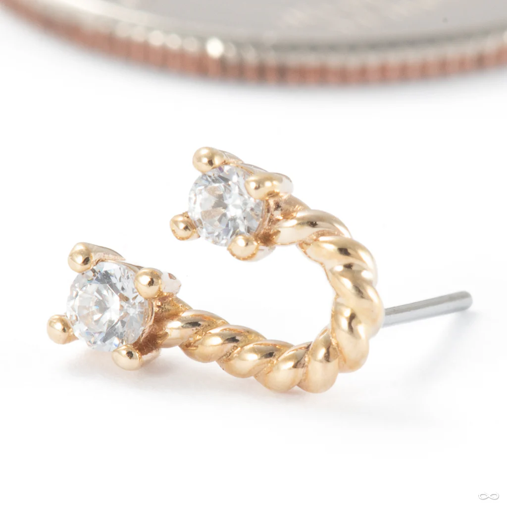 Wabi Sabi Press-fit End in Gold from Modern Mood - Image 3