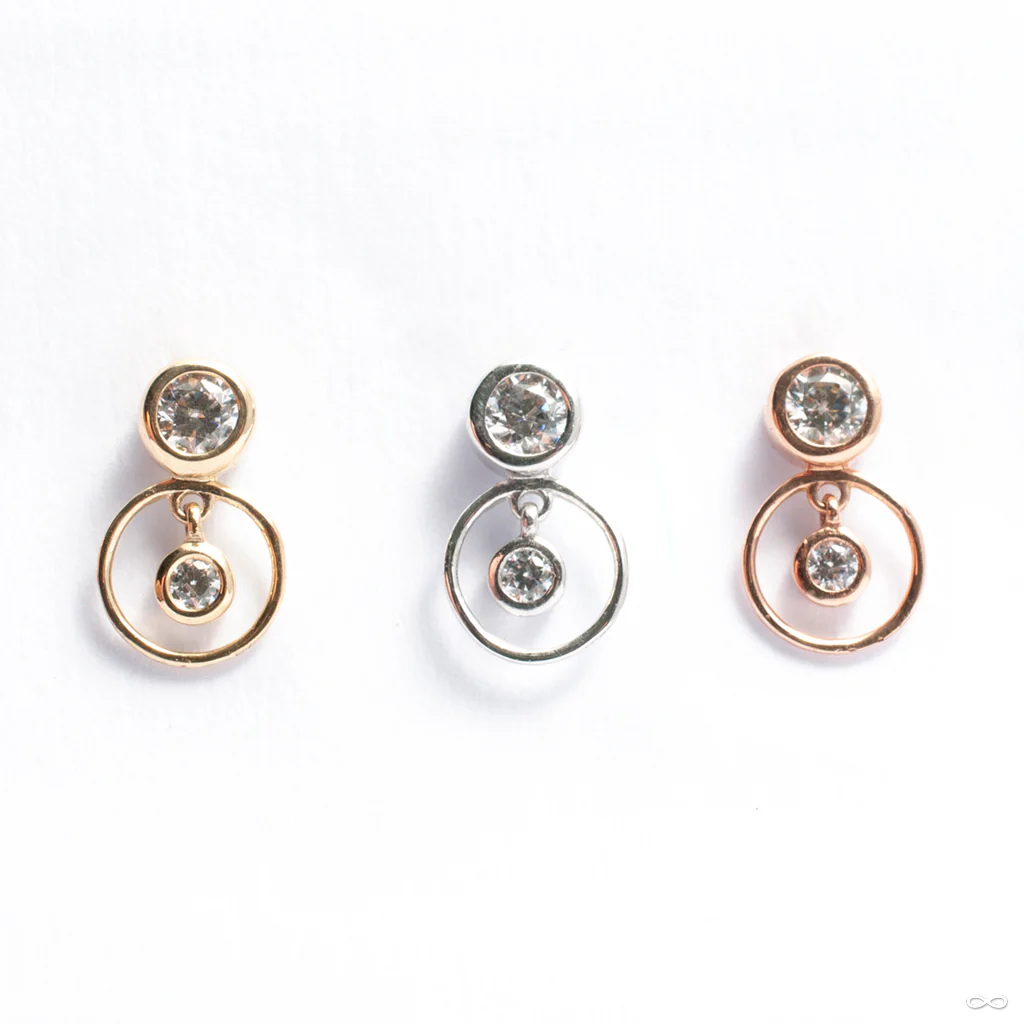 Warhol Press-fit End in Gold from Buddha Jewelry
