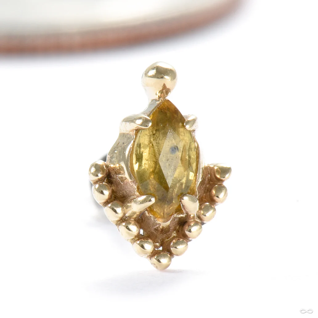 Zenith Press-fit End in Gold from Sacred Symbols - Image 7